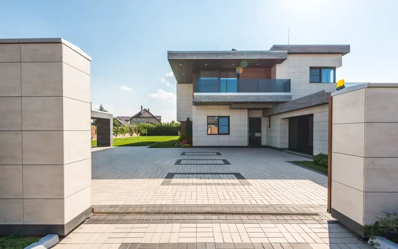 Driveways work on a Teesside home