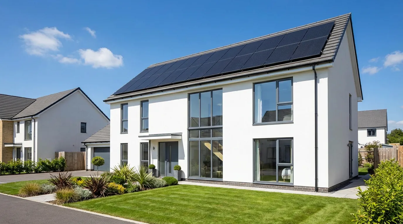 Solar Panels work on a Teesside home